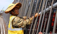 冲刺2028年通车目标！合湛高铁广西段“五一”假期建设鏖战正酣